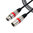 (3-Pin) XLR Balanced Audio Cable (Male/Female) (1m) for Microphone / Speaker